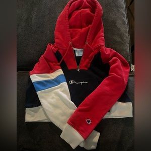 Champion cropped hoodie